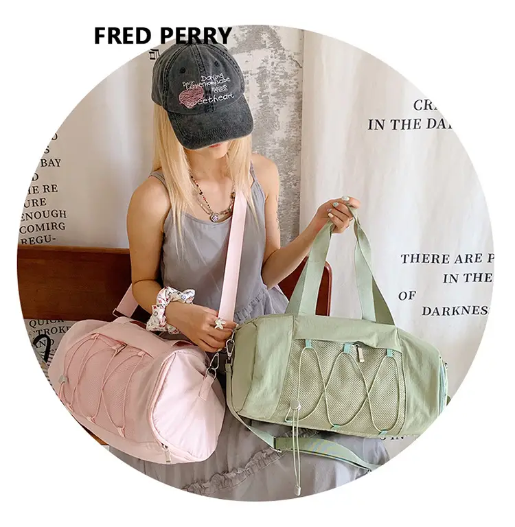 Light Green Crossbody Travel Bag with Adjustable Strap — feature 12
