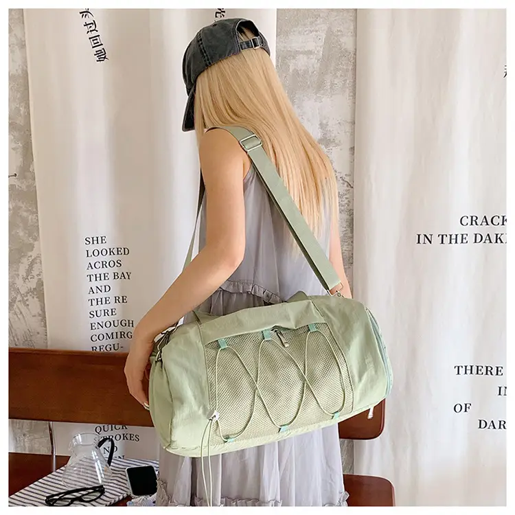 Light Green Crossbody Travel Bag with Adjustable Strap — feature 19