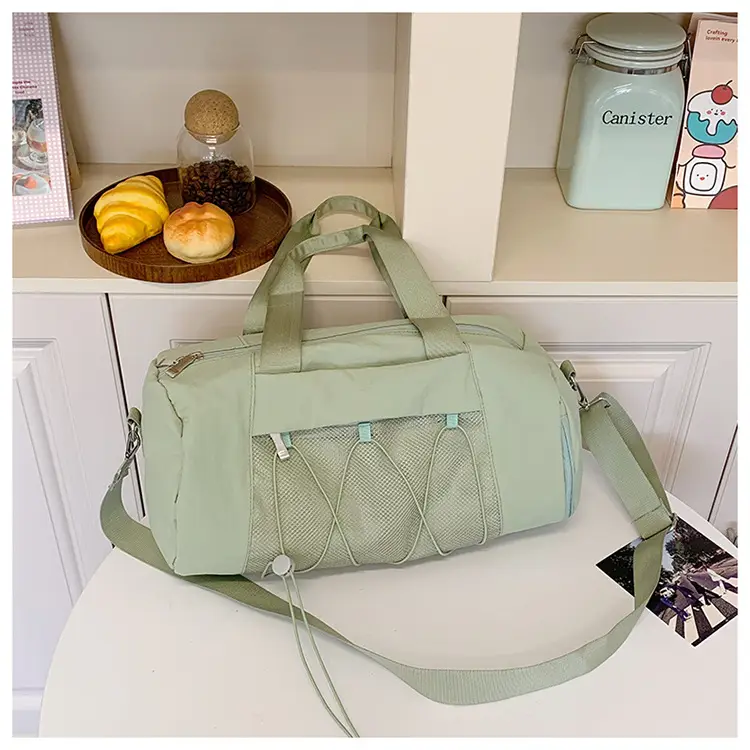 Light Green Crossbody Travel Bag with Adjustable Strap — feature 38