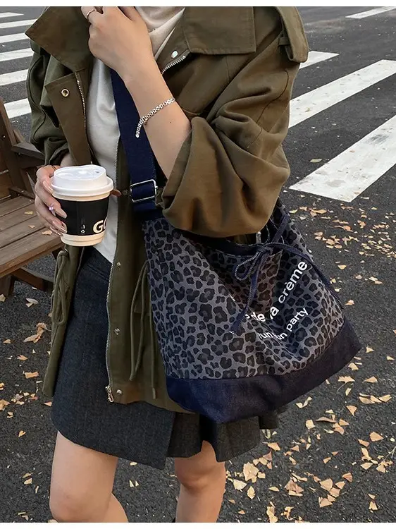 Leopard Print Crossbody Bag Women Large Capacity 2025 - Image 5