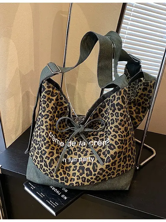 Leopard Print Crossbody Bag Women Large Capacity 2025 - Image 6