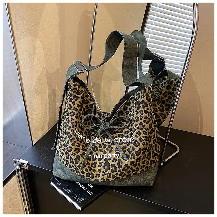 Leopard Print Crossbody Bag Women Large Capacity 2025 - Image 2