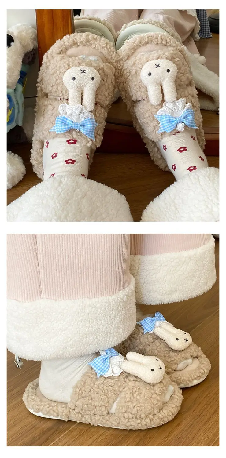 Winter Cartoon Cotton Slippers for Girls — feature 13