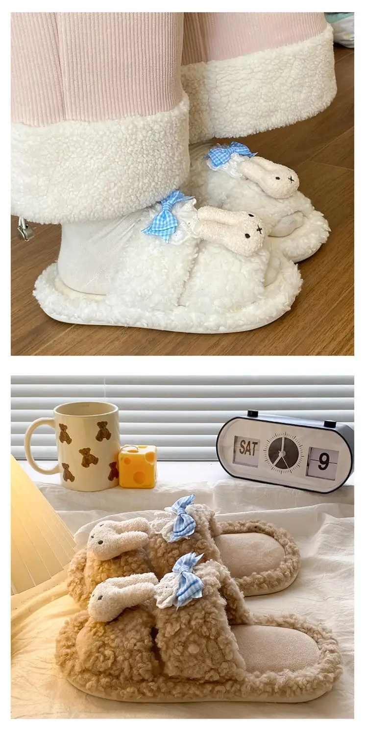 Winter Cartoon Cotton Slippers for Girls — feature 16