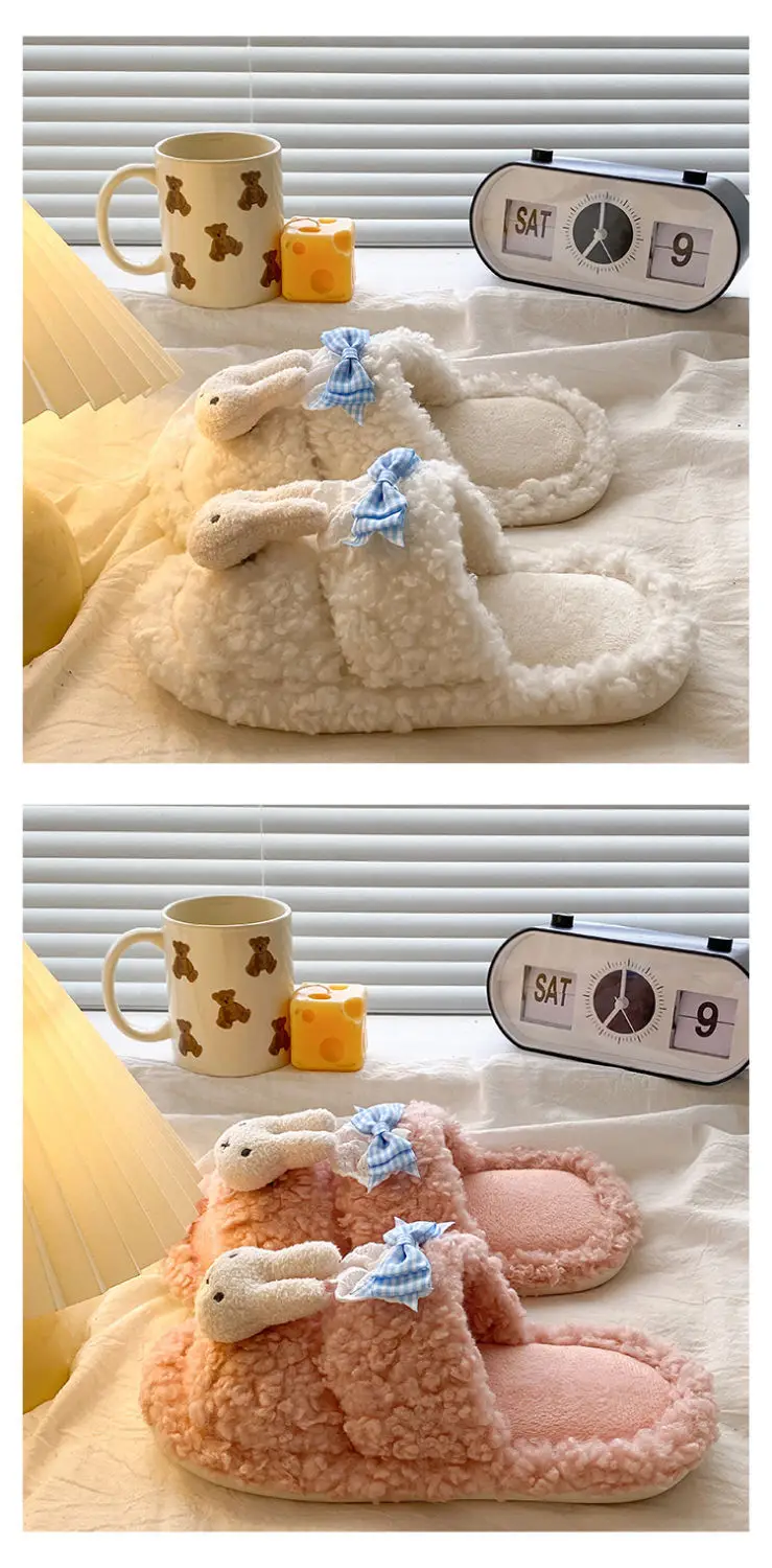 Winter Cartoon Cotton Slippers for Girls — feature 17