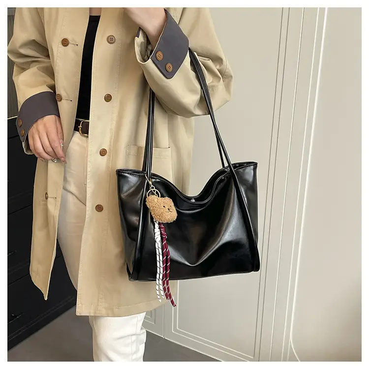 Retro Brown Korean Style Shoulder Bag for Women — feature 21