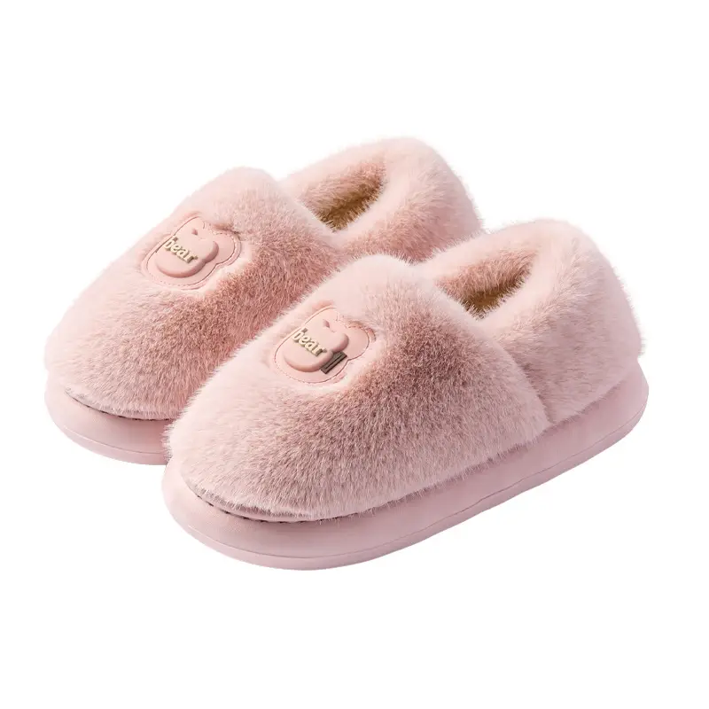 Women Bear Style Warm Cotton Slippers Winter Autumn - Image 20