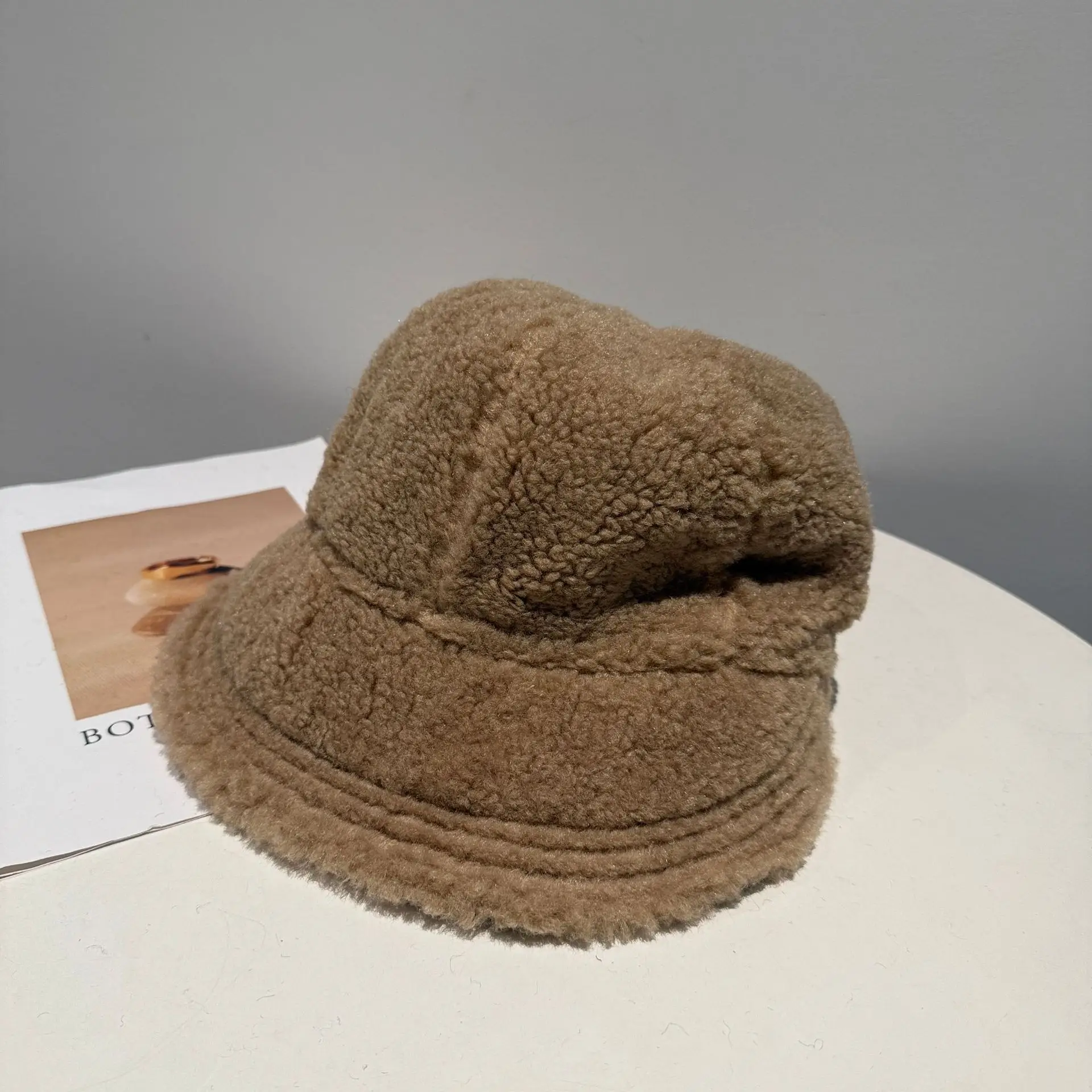 Autumn Winter Fisherman Plush Hats for Women — feature 16
