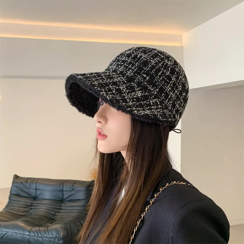 Autumn Winter Fisherman Plush Hats for Women — feature 2