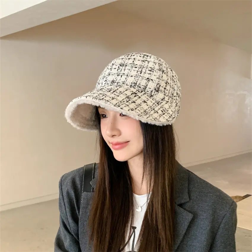 Autumn Winter Fisherman Plush Hats for Women — feature 3