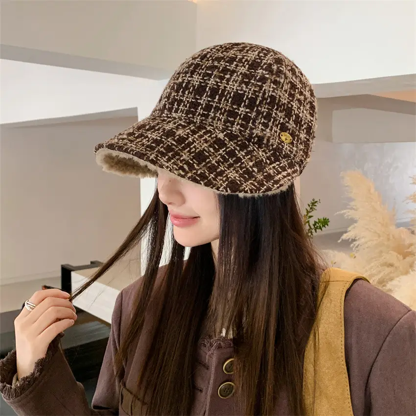 Autumn Winter Fisherman Plush Hats for Women — feature 7