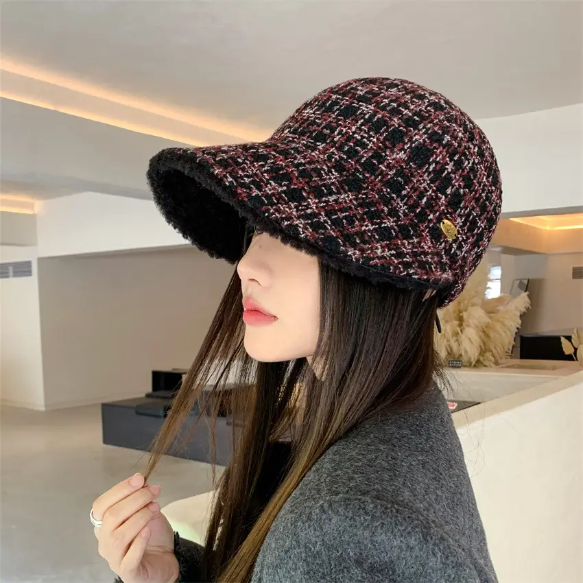 Autumn Winter Fisherman Plush Hats for Women — feature 8