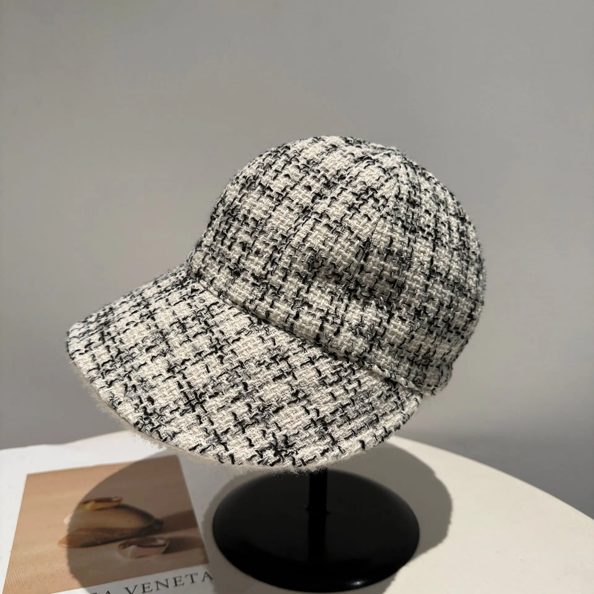Autumn Winter Fisherman Plush Hats for Women - Image 2