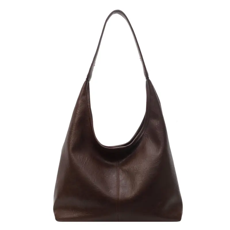 Black Leather Cross-Border Tote Bag for Women - Image 3