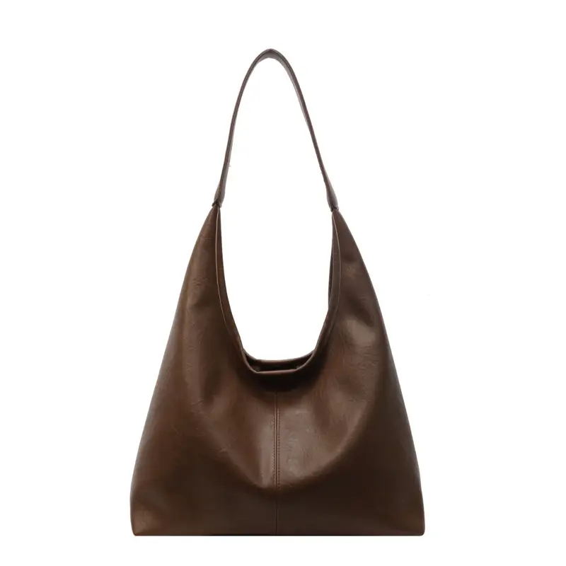 Black Leather Cross-Border Tote Bag for Women - Image 5