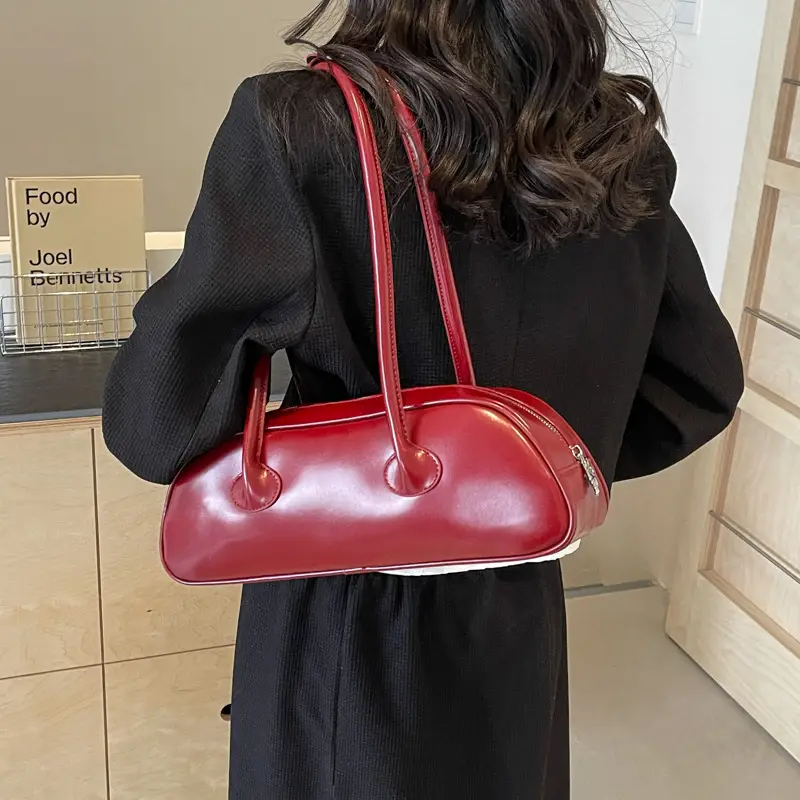 Silver Armpit Bag for Women 2025 High-End Style - Image 8