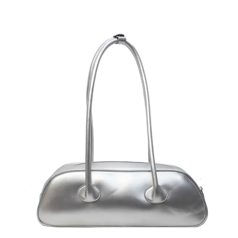 Silver Armpit Bag for Women 2025 High-End Style - Image 5