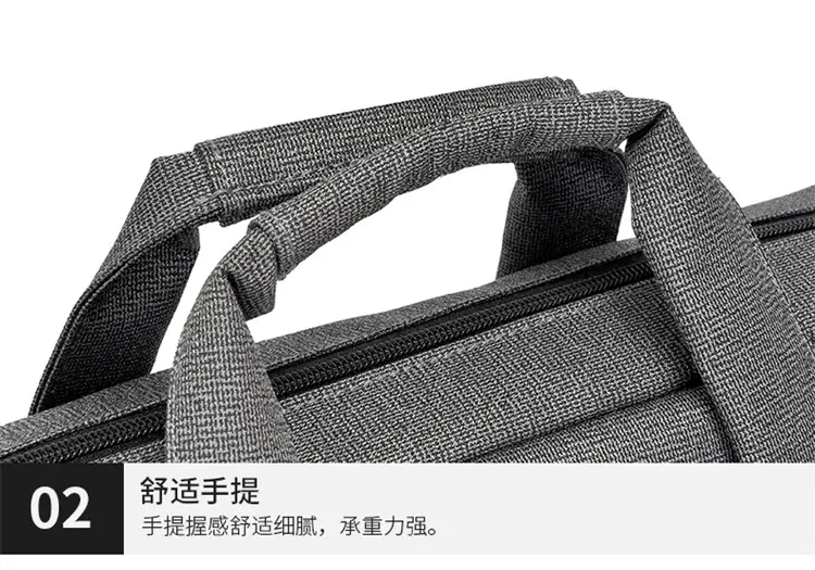 Men's Black Satchel Business Bag with Shoulder Crossbody Strap — feature 27