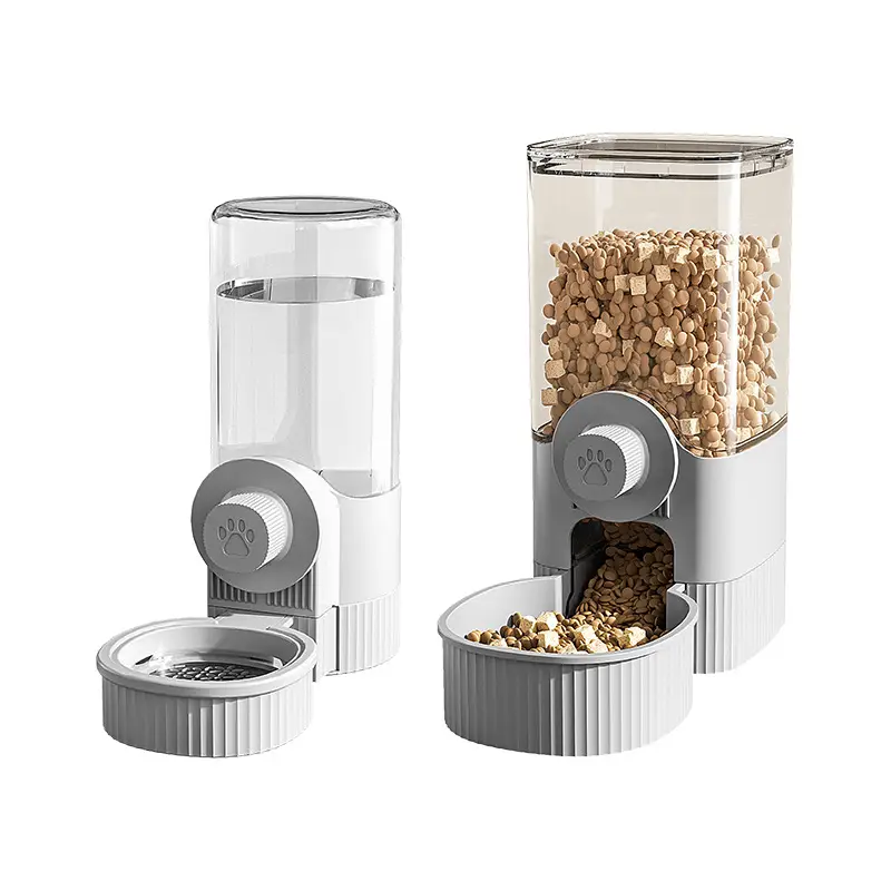 Cat Water Dispenser, Rabbit Food Bowl, Dog Hanging Water Kettle, Automatic Feeding and Water Feeder for Dogs, Pets and Cats to Drink Water