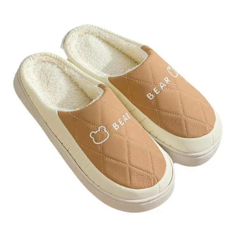 Warm Plush Cotton Slippers for Women Winter - Image 10