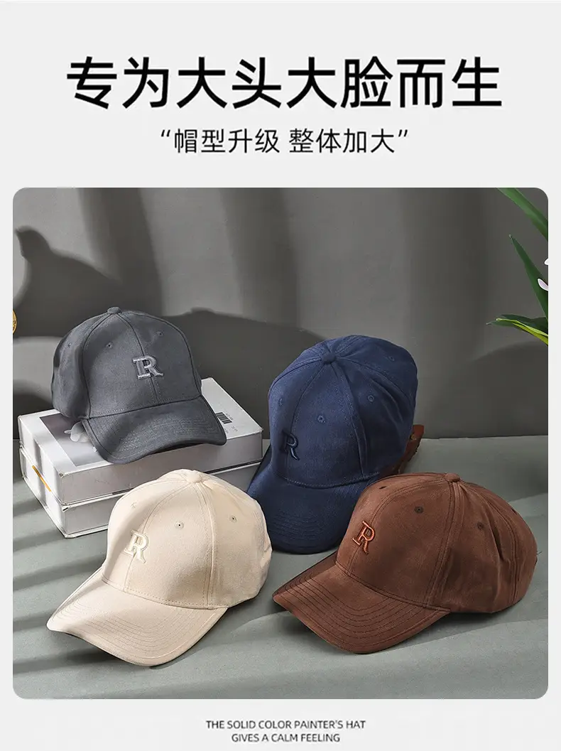Women Embroidered Baseball Cap Dark Gray Large — feature 1