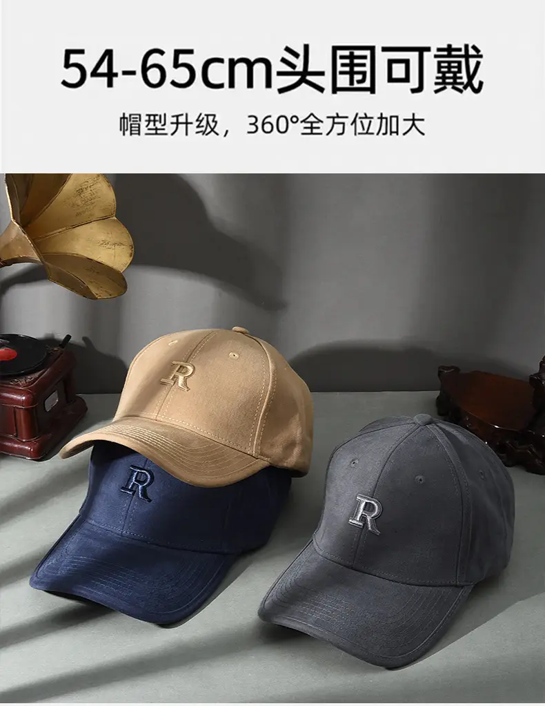 Women Embroidered Baseball Cap Dark Gray Large — feature 8