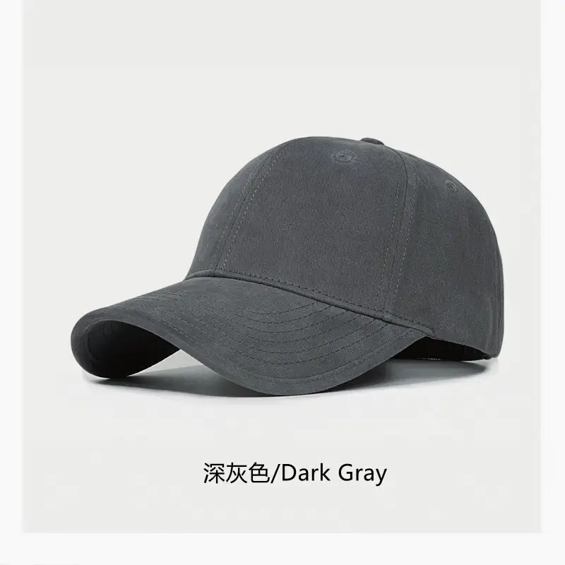 Women Embroidered Baseball Cap Dark Gray Large - Image 13