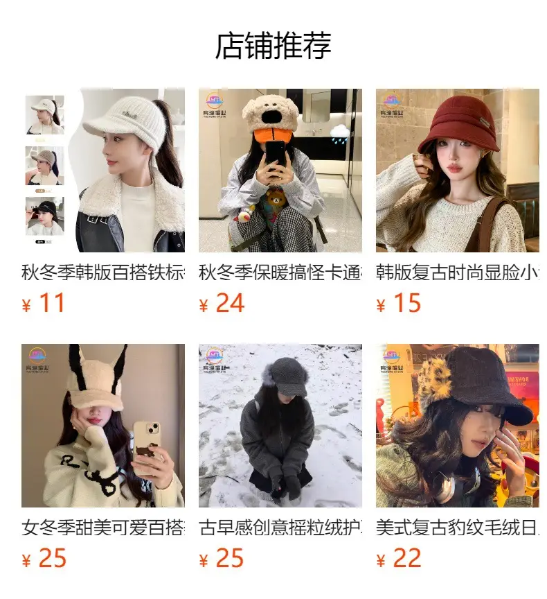 Women Korean Retro Baotou Woolen Hat Winter Autumn — feature 1