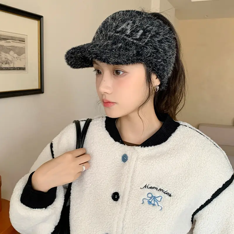 Women Korean Retro Baotou Woolen Hat Winter Autumn - Image 2