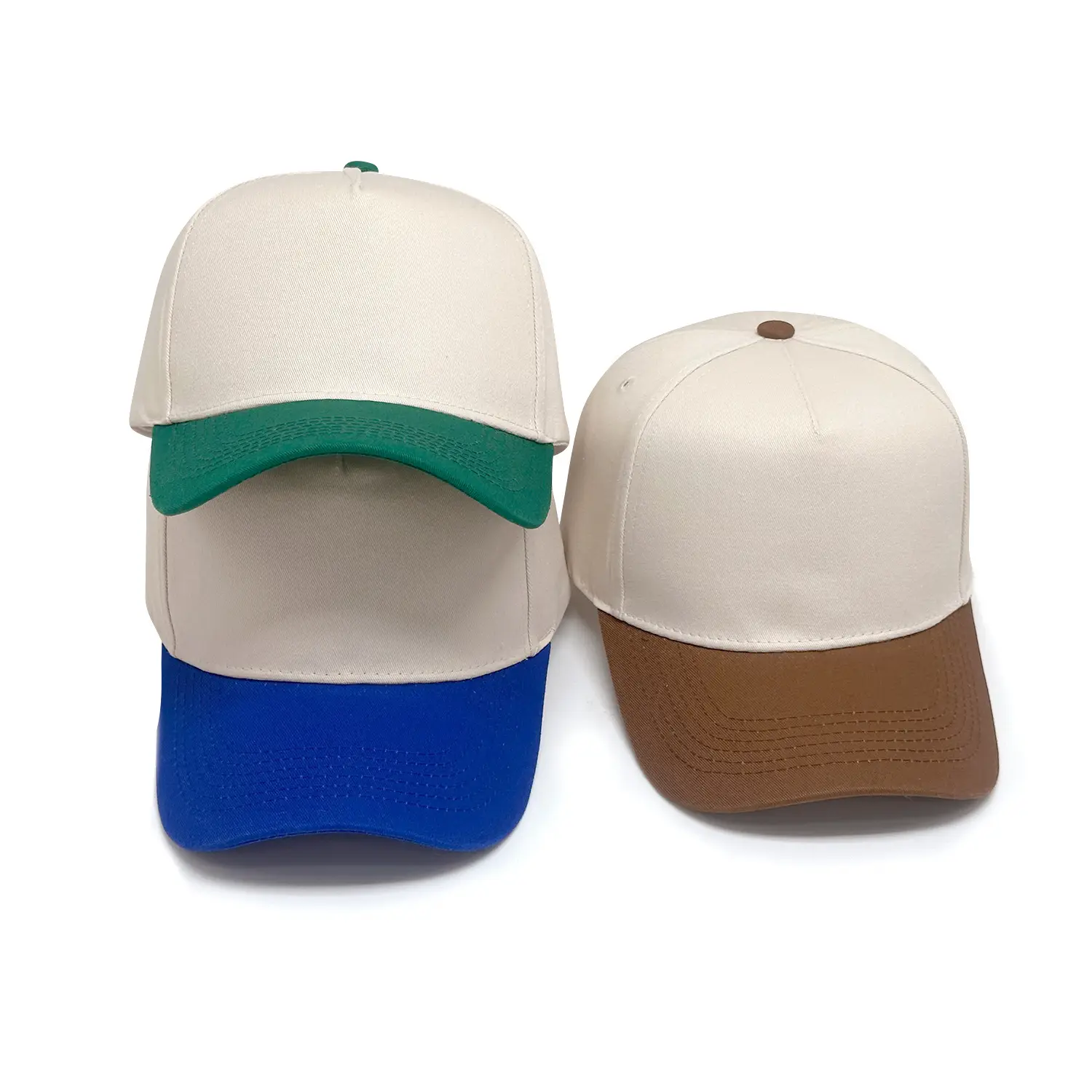 Men's Black Baseball Cap with Wide Bristle - Image 12