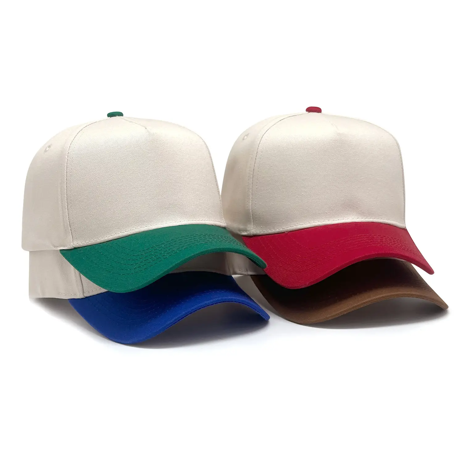 Men's Black Baseball Cap with Wide Bristle - Image 13
