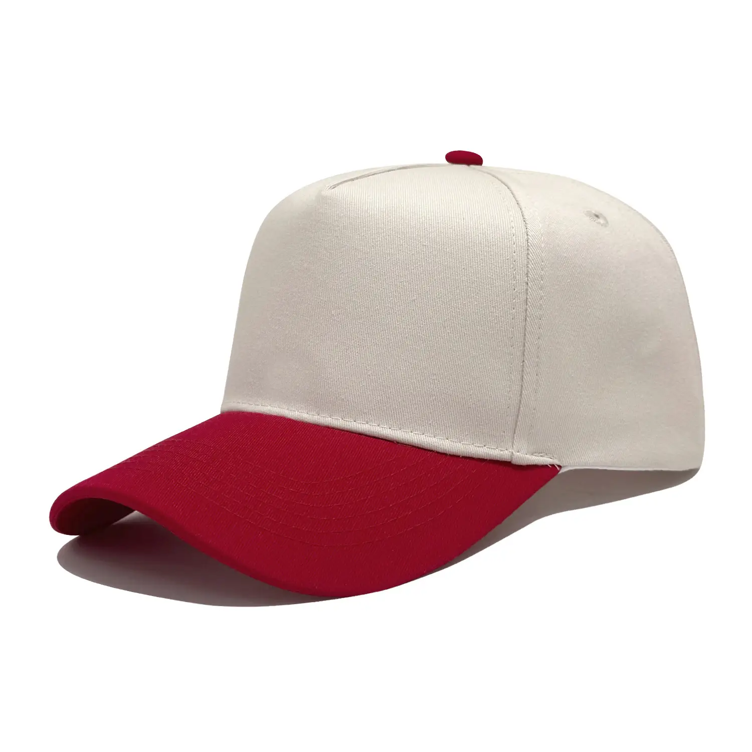 Men's Black Baseball Cap with Wide Bristle - Image 14