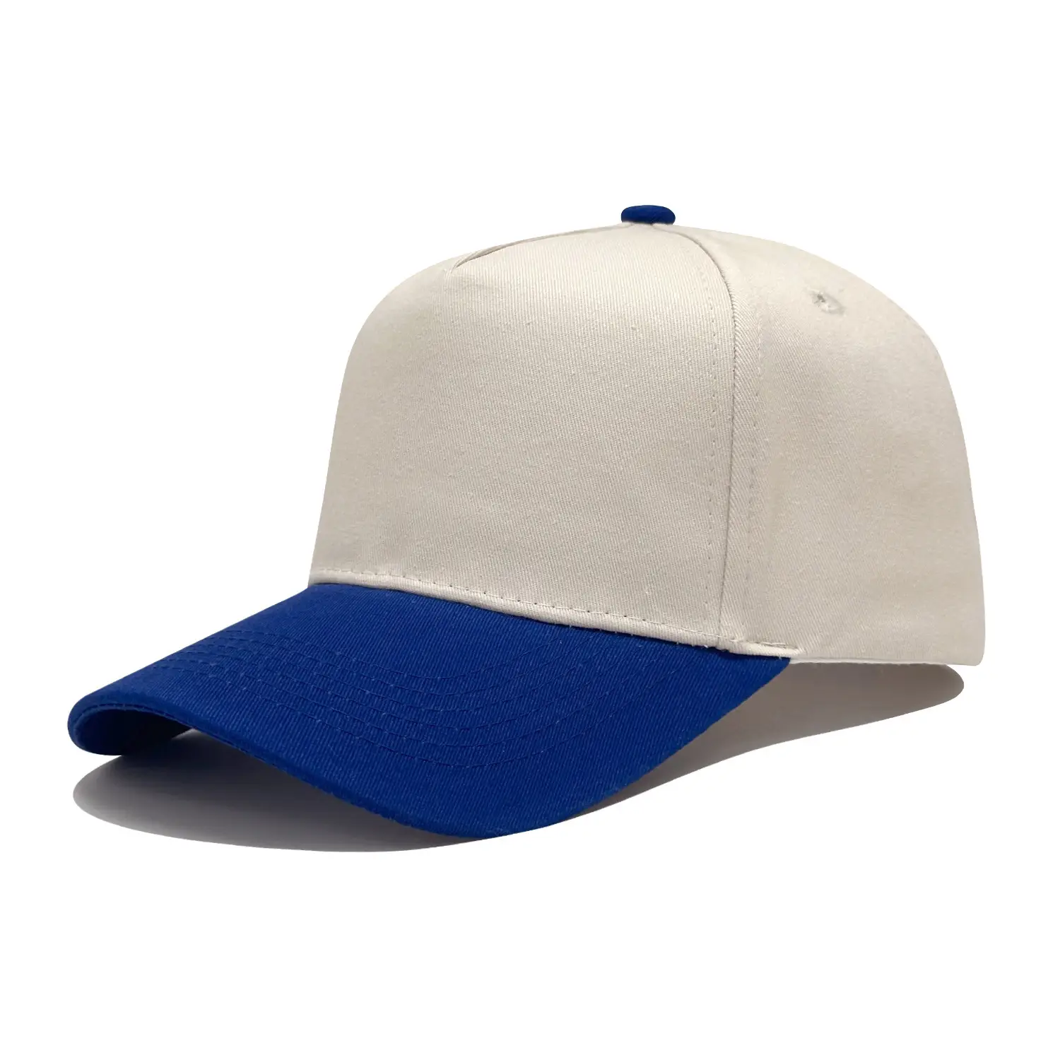 Men's Black Baseball Cap with Wide Bristle - Image 5