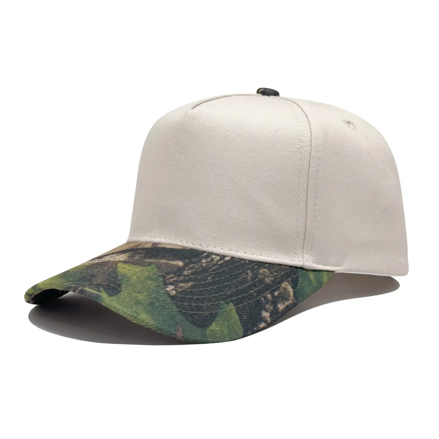 Men's Black Baseball Cap with Wide Bristle - Image 9