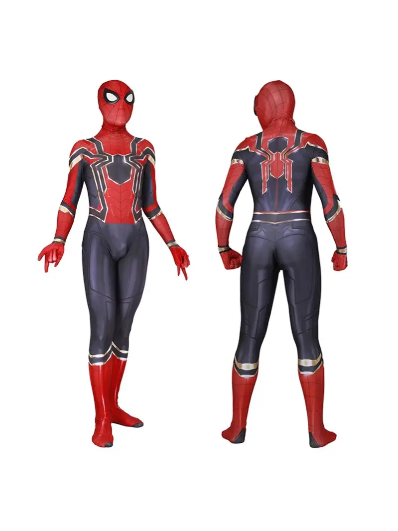 Captain America Jumpsuit Cosplay Costume Adult Iron Man Children's Performance Costume Halloween Superhero