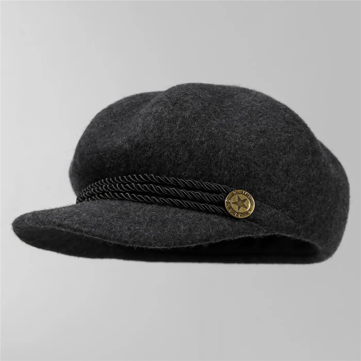 Women Wool Beret Cap Maroon Adjustable Winter Hat - Image 2