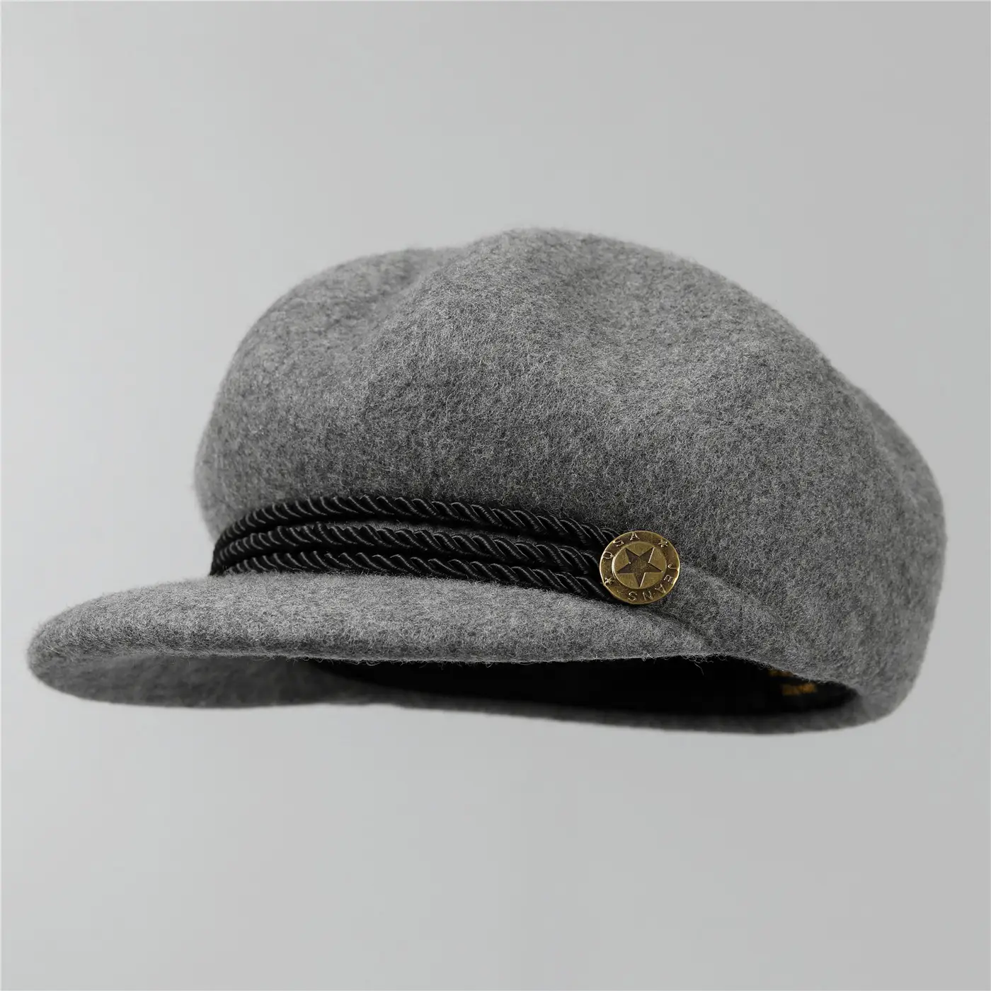 Women Wool Beret Cap Maroon Adjustable Winter Hat - Image 3