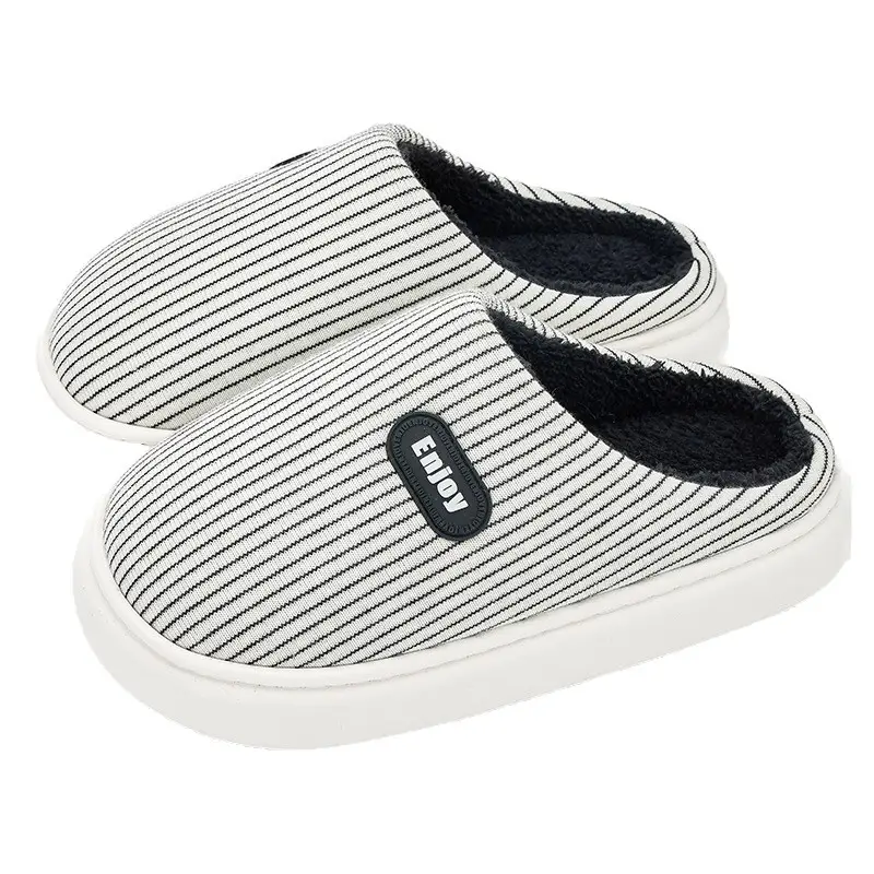 Lidani Thick-Soled Cotton Slippers for Women, Winter 2025 New Model, Indoor Home Warm Plush Large-Size Slippers for Men - Image 7