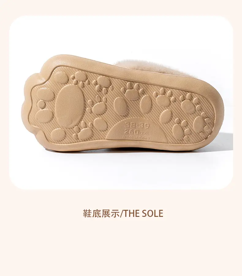 Maternity Slippers for Women 2025 New Autumn Winter Warm Bear Cotton Non-Slip Waterproof — feature 14