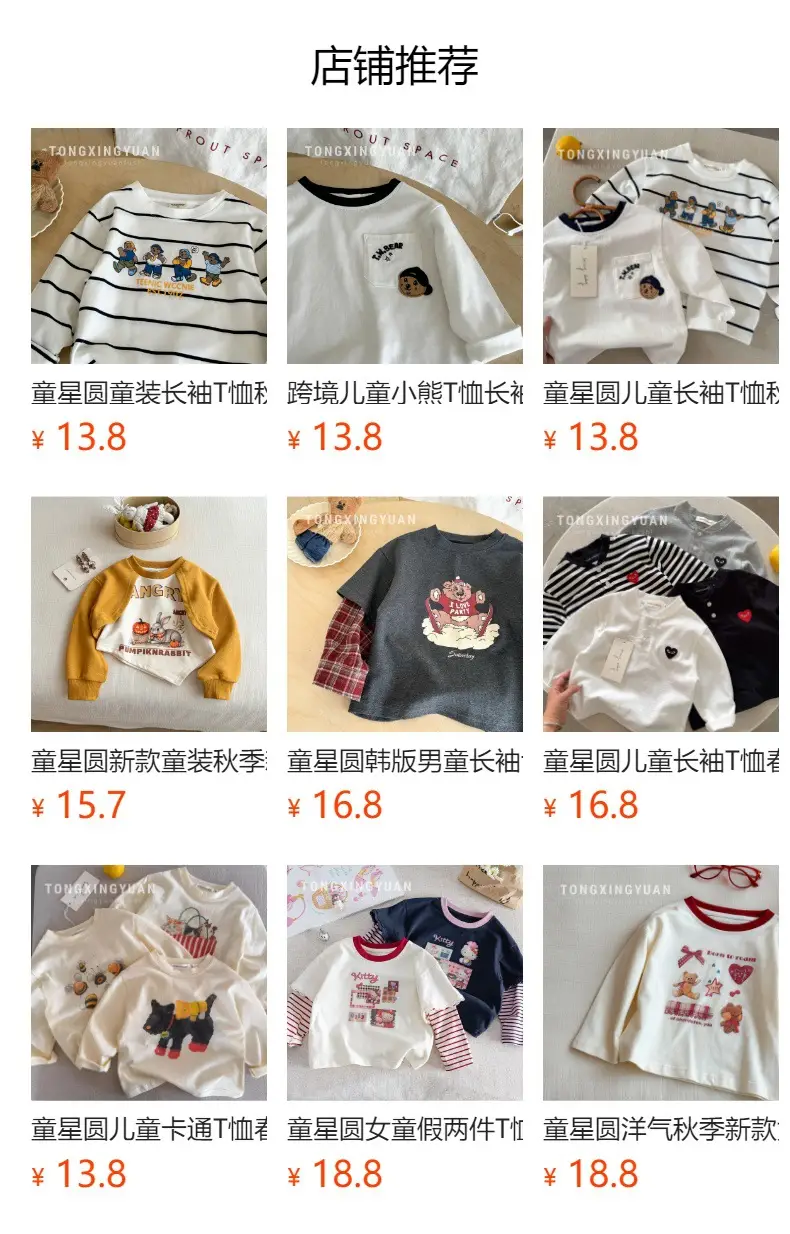 Children Long Sleeve T-Shirt Gray Bear Print Cross Border — feature 1