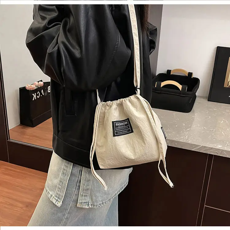 Orange Japanese Style Bucket Bag for Students luggage and leather goods โ feature 16