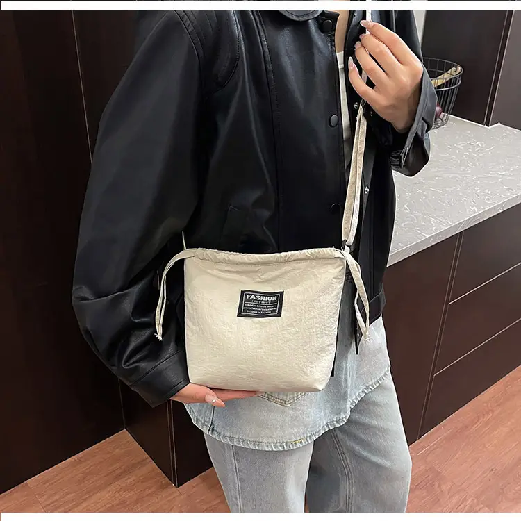 Orange Japanese Style Bucket Bag for Students luggage and leather goods โ feature 17