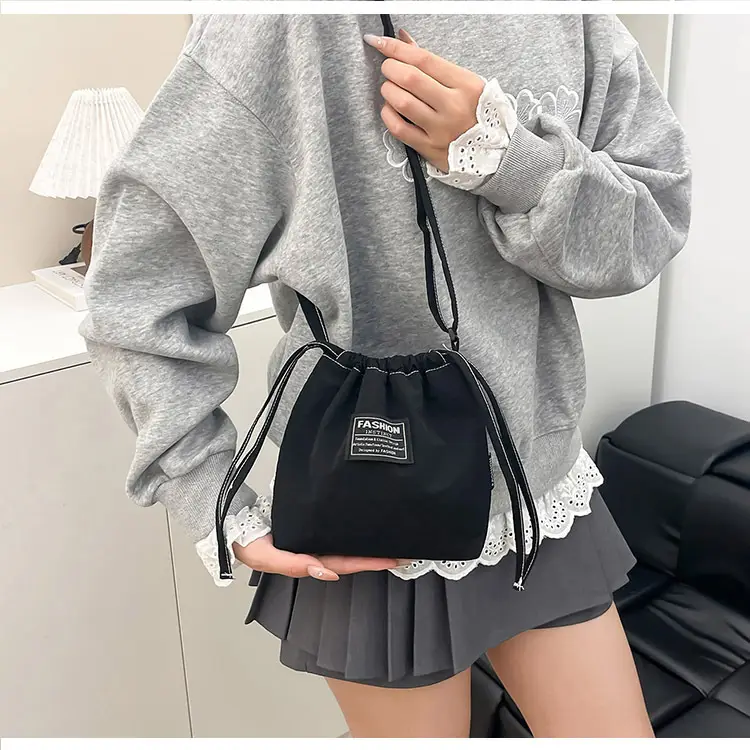 Orange Japanese Style Bucket Bag for Students luggage and leather goods โ feature 20
