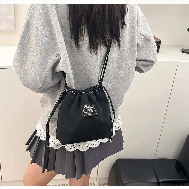Orange Japanese Style Bucket Bag for Students luggage and leather goods โ feature 22