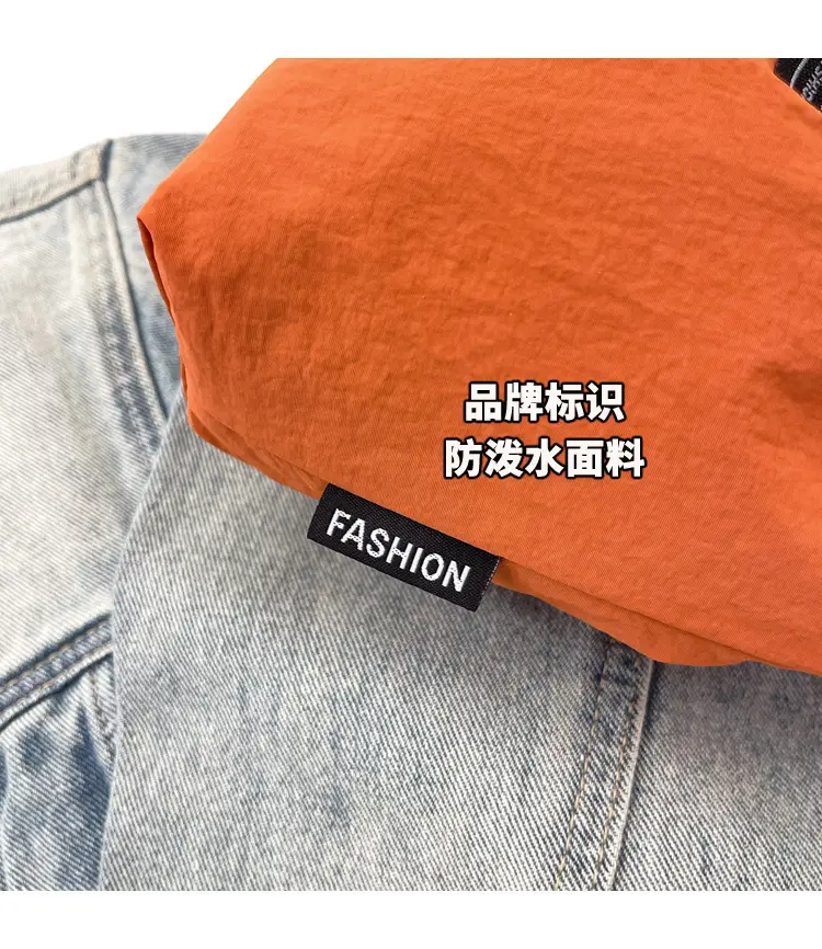 Orange Japanese Style Bucket Bag for Students luggage and leather goods โ feature 6
