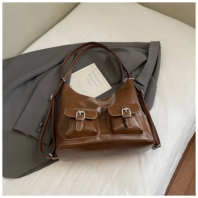 Women's Large Capacity Leather Shoulder Bag 2025 — feature 18