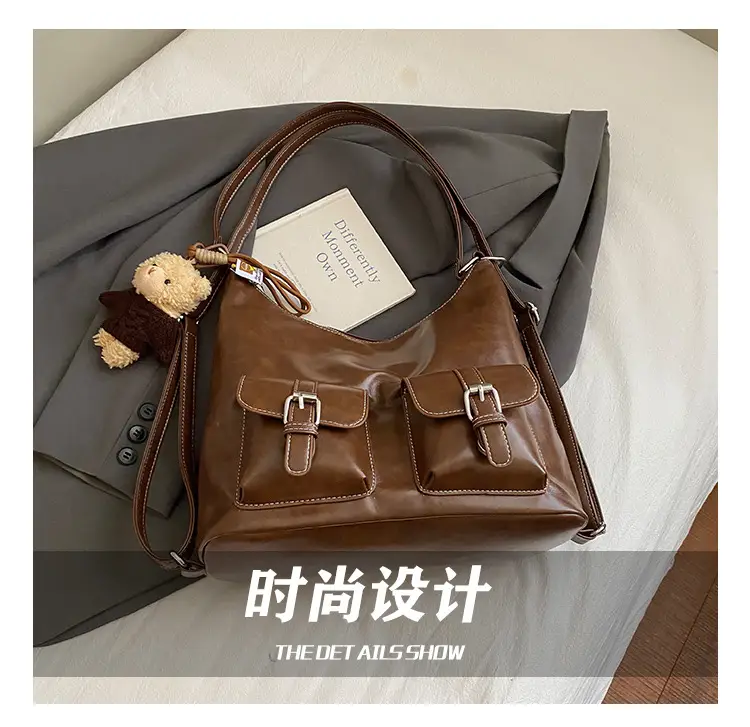 Women's Large Capacity Leather Shoulder Bag 2025 — feature 9