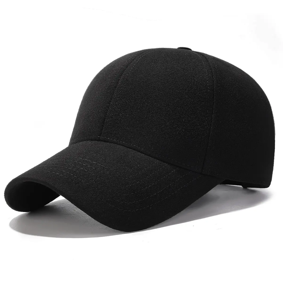 Winter Grey Fleece Lined Baseball Cap for Men Women - Image 2