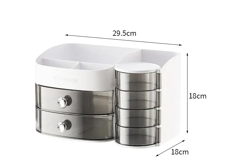 Pink Makeup & Skincare Storage Rack 29.5cm — feature 4
