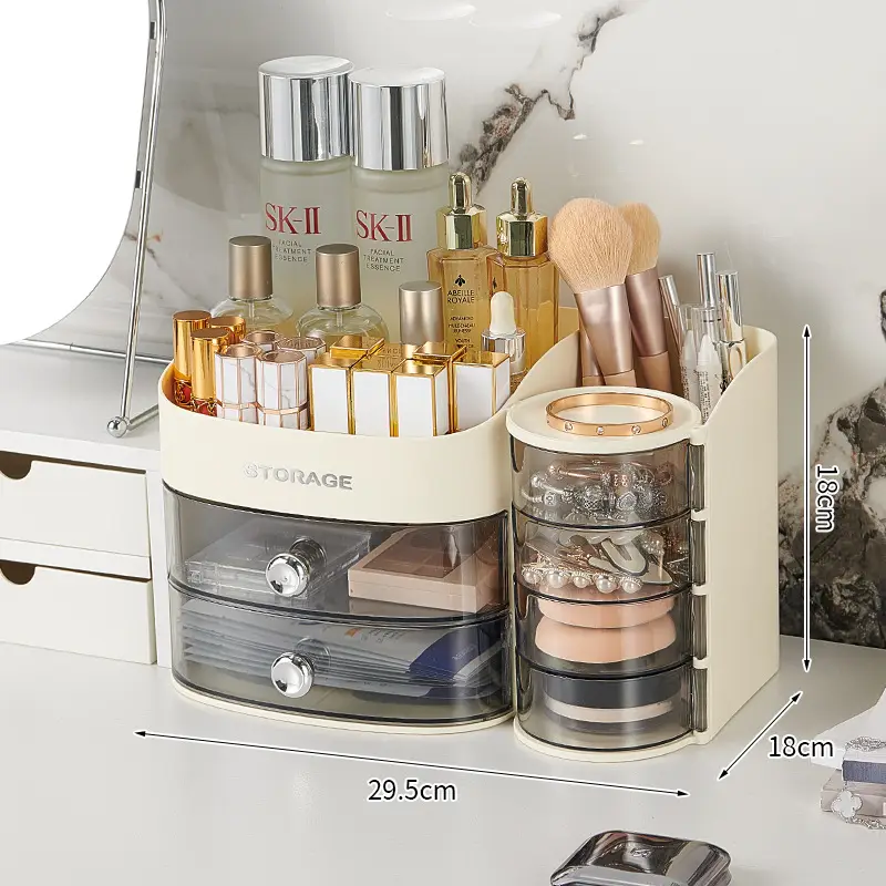 Pink Makeup & Skincare Storage Rack 29.5cm